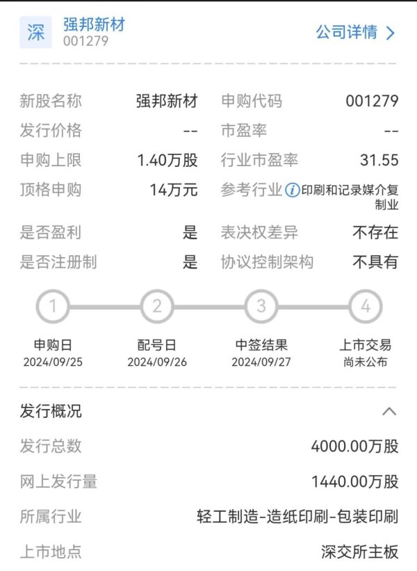 升富策略 打新！印刷版材第一股 要来了