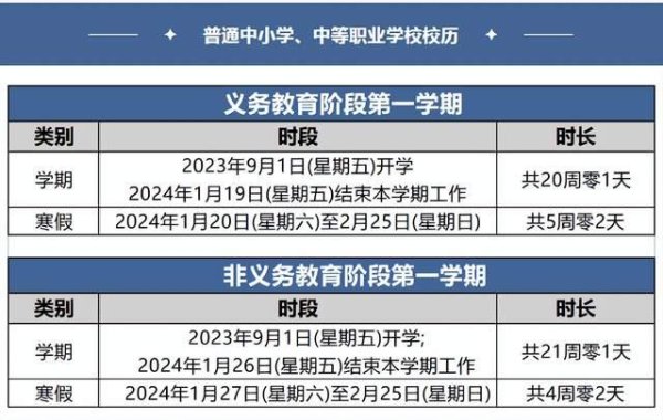 金鼎配资 最新公布！中小学放假时间通知
