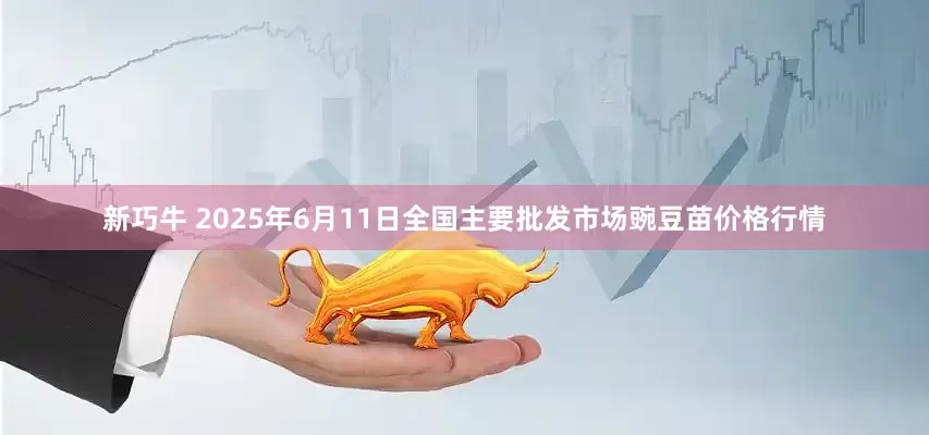 新巧牛 2025年6月11日全国主要批发市场豌豆苗价格行情